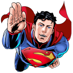 [LINEスタンプ] Superman（スーパーマン） fetchpriority=high