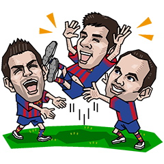 [LINEスタンプ] Go！Go！FC バルセロナ fetchpriority=high