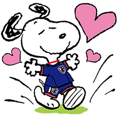 [LINEスタンプ] SNOOPY☆SAMURAI BLUE！ 