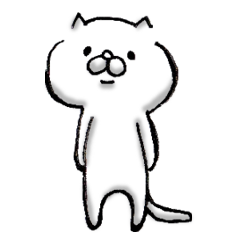 [LINEスタンプ] 白いアイツ