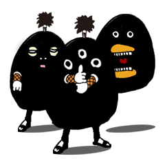 [LINEスタンプ] 劇団にんにん 登場でござる 