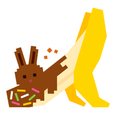 [LINEスタンプ] チョコうさぎのパルピー fetchpriority=high