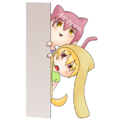 [LINEスタンプ] Like a dog,Like a cat(English version) 