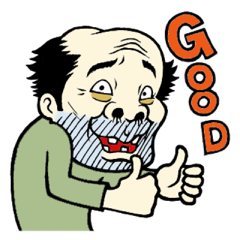 [LINEスタンプ] となりのおじん