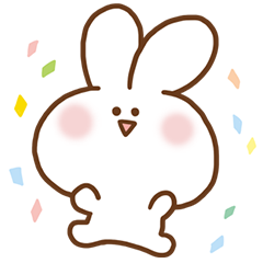 [LINEスタンプ] うさんぽびより 