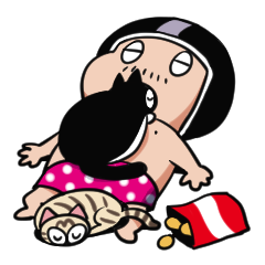 [LINEスタンプ] 猫やんと一緒