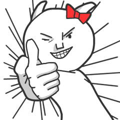 [LINEスタンプ] ウサジン