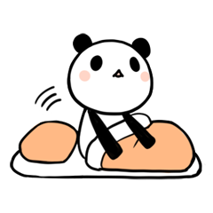 [LINEスタンプ] つなこパンダ