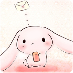 [LINEスタンプ] さくらいろのうさぎ Vol.1