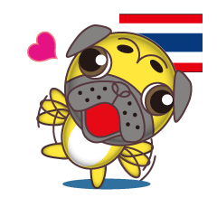 [LINEスタンプ] COCOSUKEandFRIENDS Thailand-A 