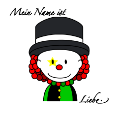 [LINEスタンプ] ピエロの妖精「リーベ」