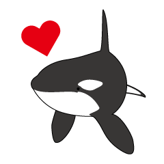 [LINEスタンプ] クジラ・シャチ・イルカ詰め合わせ