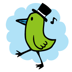[LINEスタンプ] Little green bird 