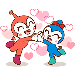 [LINEスタンプ] アンパンマン かわいいなかまたち