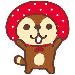 [LINEスタンプ] きれいずきん生活 おきらく毎日 