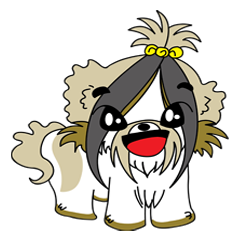 [LINEスタンプ] Lovely Shih Tzu - Basic Set fetchpriority=high