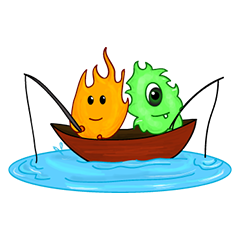 [LINEスタンプ] Fire Cartoons fetchpriority=high