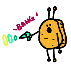 [LINEスタンプ] たくあん星人 fetchpriority=high
