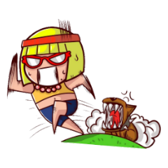 [LINEスタンプ] The Busy Day of Mali and Padthai fetchpriority=high
