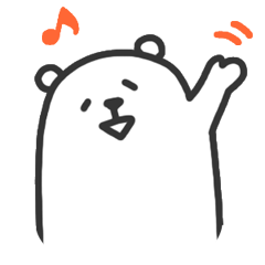 [LINEスタンプ] シュールくま
