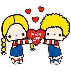 [LINEスタンプ] パティ＆ジミー 