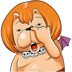 [LINEスタンプ] よんでますよ、アザゼルさん。 