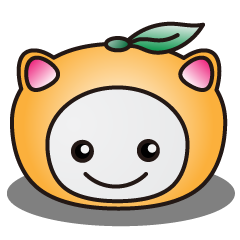 [LINEスタンプ] みかんの顔 