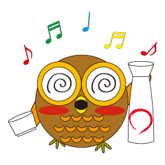 [LINEスタンプ] 丸顔くん 第一弾 フクロウくん 