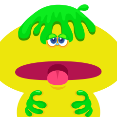[LINEスタンプ] カラフルモンスター MOGU fetchpriority=high