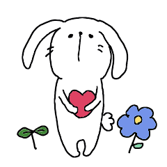 [LINEスタンプ] 手描きゆるきゃら*うさおのまいにち
