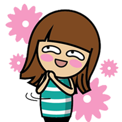 [LINEスタンプ] Maeko 
