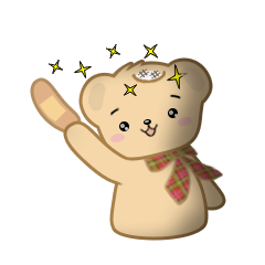 [LINEスタンプ] Hage Kuma  Pururun (English Ver.) 