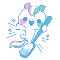 [LINEスタンプ] はみがきこりす 