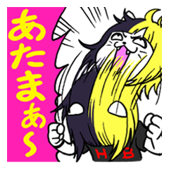 [LINEスタンプ] ヘドバン☆ぎゃねこ fetchpriority=high