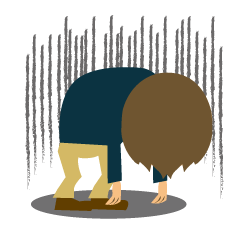 [LINEスタンプ] マップラボキャラクターズ（辛いとき用）