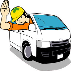 [LINEスタンプ] 黄色いヘルメット