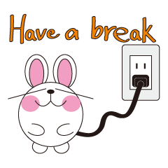 [LINEスタンプ] 丸顔くん 第10弾 うさぎ パート1 