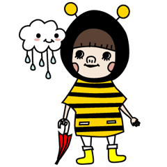 [LINEスタンプ] Miss Abeille