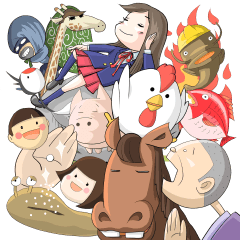 [LINEスタンプ] ことわざ