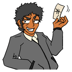 [LINEスタンプ] 難波事務所with秋月軍団 
