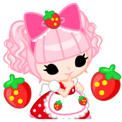 [LINEスタンプ] イチゴとうさちゃん 