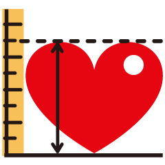 [LINEスタンプ] どれぐらい好き？How much do you love me？ 