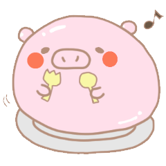 [LINEスタンプ] ぶたまんじゅう 