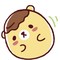 [LINEスタンプ] くまのぷりんさん