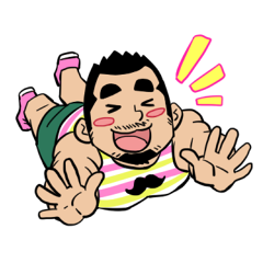 [LINEスタンプ] ひげおとめさん 