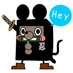 [LINEスタンプ] 忍者のハンゾウ 