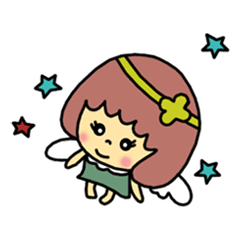 [LINEスタンプ] あいうちゃん