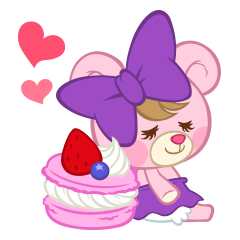 [LINEスタンプ] ベリィー・ベア 