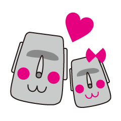 [LINEスタンプ] モア男とモア子の日常 fetchpriority=high