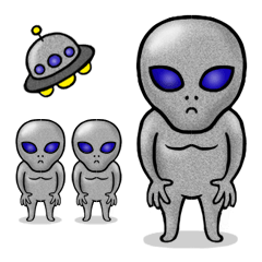 [LINEスタンプ] エイリアン宇宙人